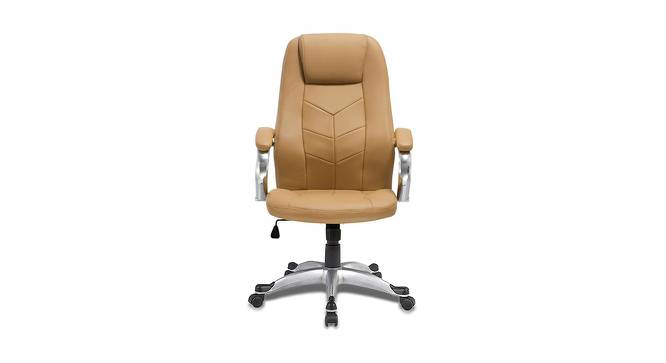 Hover Office Chair (Light Brown) by Urban Ladder - Cross View Design 1 - 409681