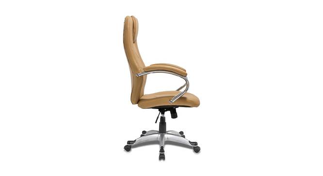 Hover Office Chair (Light Brown) by Urban Ladder - Design 1 Side View - 409691