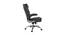 Ronaldo Office Chair (Black) by Urban Ladder - Front View Design 1 - 409696