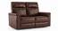 Barnes Recliner (Two Seater, Tuscan Brown) by Urban Ladder - Cross View Design 1 - 409919