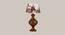Burleigh Table Lamp (Brown, Cotton Shade Material, Hiran Shade Shade Colour) by Urban Ladder - Cross View Design 1 - 409961