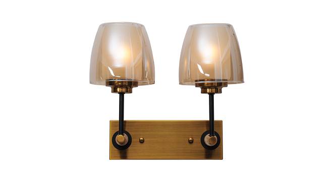 Avry Wall Lamp (Antique Brass & Brown) by Urban Ladder - Design 1 Side View - 409985