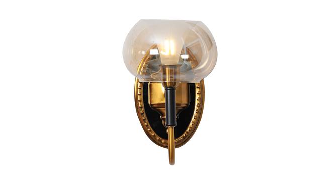 Ashby Wall Lamp (Antique Brass & Black) by Urban Ladder - Design 1 Side View - 409986