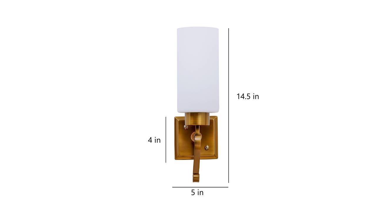 Avah wall lamp antique brass 6