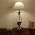 Delbert   white table lamp antique brass lp