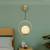 Elora wall lamp brass and white lp