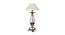 Delbert Table Lamp (Antique Brass, White Shade Colour, Cotton Shade Material) by Urban Ladder - Cross View Design 1 - 410057