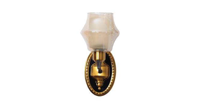 Chelli Wall Lamp (Antique Brass & Brown) by Urban Ladder - Cross View Design 1 - 410065