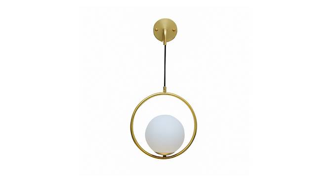 Elora Wall Lamp (Brass & White) by Urban Ladder - Cross View Design 1 - 410068