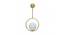 Elora Wall Lamp (Brass & White) by Urban Ladder - Cross View Design 1 - 410068