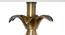 Delbert Table Lamp (Antique Brass, White Shade Colour, Cotton Shade Material) by Urban Ladder - Design 1 Side View - 410078