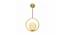 Elora Wall Lamp (Brass & White) by Urban Ladder - Design 1 Side View - 410088