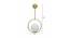 Elora Wall Lamp (Brass & White) by Urban Ladder - Design 1 Dimension - 410115