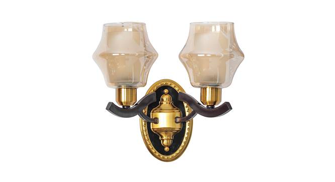 Grahame Wall Lamp (Antique Brass & Brown) by Urban Ladder - Cross View Design 1 - 410160