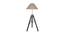 Jaimison Table Lamp (Black, Cotton Shade Material, Beige Shade Colour) by Urban Ladder - Design 1 Side View - 410170