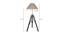 Jaimison Table Lamp (Black, Cotton Shade Material, Beige Shade Colour) by Urban Ladder - Design 1 Dimension - 410202
