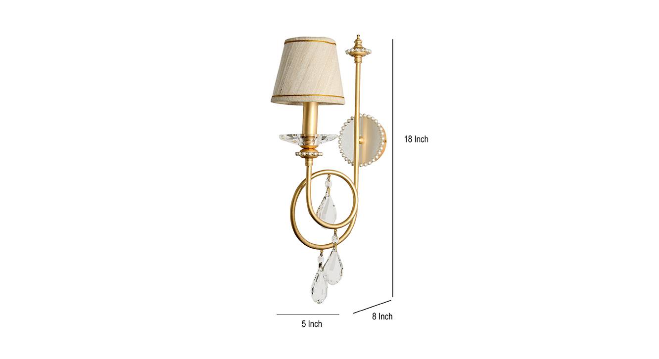 Hayley wall lamp gold 6