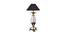 Kimm Table Lamp (Antique Brass, Black Shade Colour, Cotton Shade Material) by Urban Ladder - Cross View Design 1 - 410243
