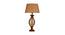 Kaneesha Table Lamp (Cotton Shade Material, Beige Shade Colour, Brown & Amber) by Urban Ladder - Cross View Design 1 - 410245
