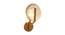Johanna Wall Lamp (Brass & Amber) by Urban Ladder - Design 1 Side View - 410272
