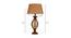 Kaneesha Table Lamp (Cotton Shade Material, Beige Shade Colour, Brown & Amber) by Urban Ladder - Design 1 Dimension - 410296