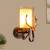 Melina wall lamp gold and brown lp