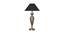Raymond Table Lamp (Antique Brass, Black Shade Colour, Cotton Shade Material) by Urban Ladder - Cross View Design 1 - 410341