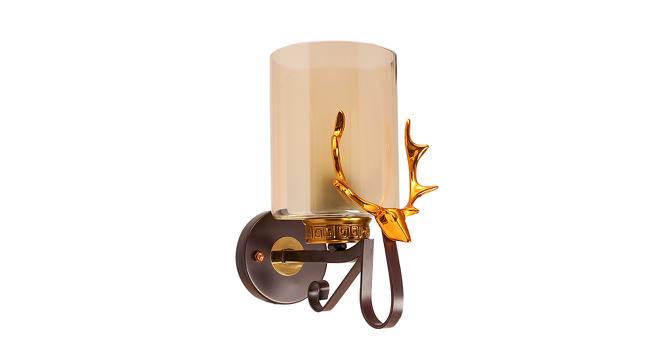 Melina Wall Lamp (Brown & Gold) by Urban Ladder - Cross View Design 1 - 410355