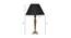 Patricia Table Lamp (Antique Brass, Black Shade Colour, Cotton Shade Material) by Urban Ladder - Design 1 Dimension - 410390