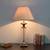 Robert   beige table lamp antique brass lp