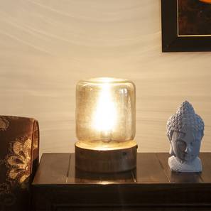 Ritchey table lamp amber luster burnt lp