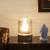 Ritchey table lamp amber luster burnt lp