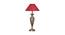 Richard Table Lamp (Antique Brass, Cotton Shade Material, Maroon Shade Colour) by Urban Ladder - Cross View Design 1 - 410438