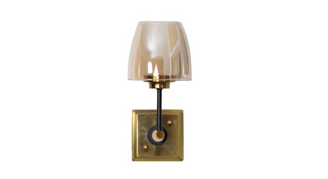 Shadow Wall Lamp (Antique Brass & Brown) by Urban Ladder - Cross View Design 1 - 410451