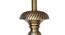 Robert Table Lamp (Antique Brass, Cotton Shade Material, Beige Shade Colour) by Urban Ladder - Design 1 Side View - 410461