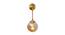 Rhea Wall Lamp (Brass) by Urban Ladder - Design 1 Side View - 410473