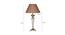 Robert Table Lamp (Antique Brass, Cotton Shade Material, Beige Shade Colour) by Urban Ladder - Design 1 Dimension - 410498
