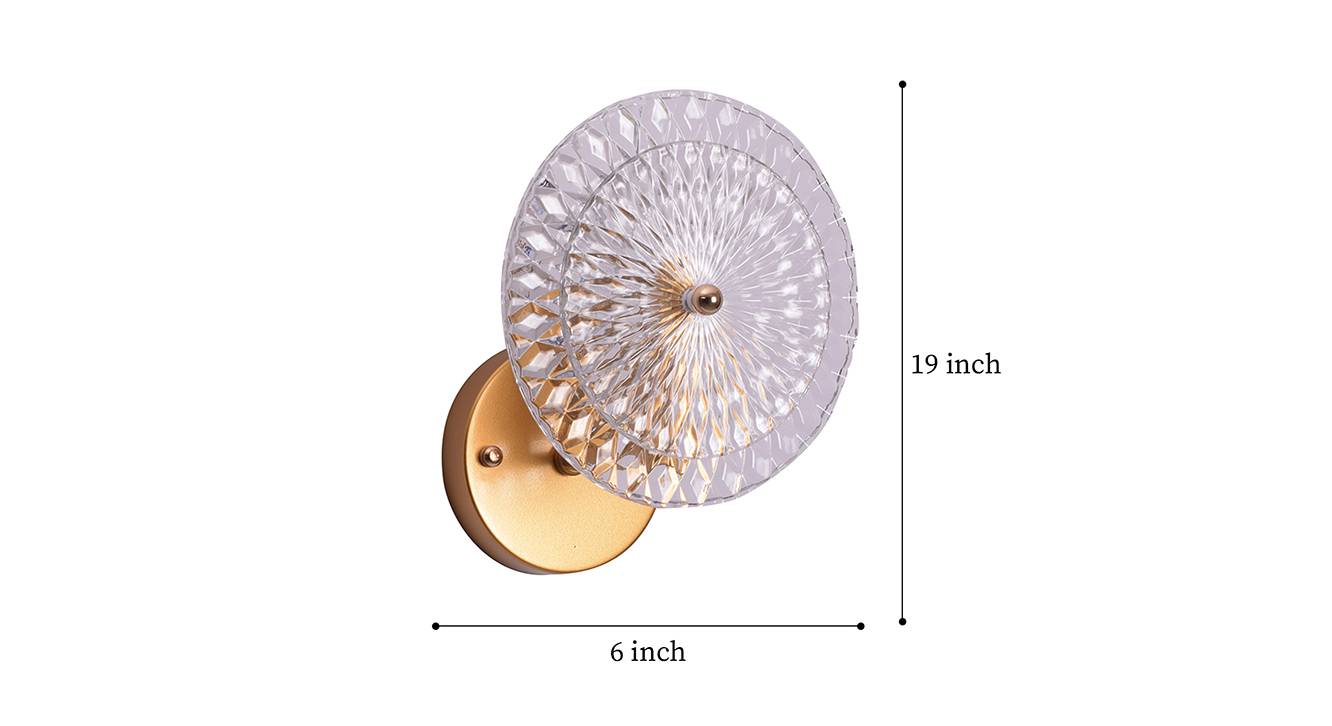 Reeves wall lamp brass 6