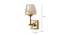Shadow Wall Lamp (Antique Brass & Brown) by Urban Ladder - Design 1 Dimension - 410509