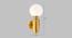 Rosa Wall Lamp (Brass & White) by Urban Ladder - Design 1 Dimension - 410513