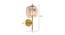 Savanna Wall Lamp (Brass & Amber) by Urban Ladder - Design 1 Dimension - 410514