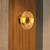 Yara wall lamp brass and amber lp