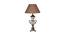 Walt Table Lamp (Antique Brass, Cotton Shade Material, Beige Shade Colour) by Urban Ladder - Cross View Design 1 - 410542