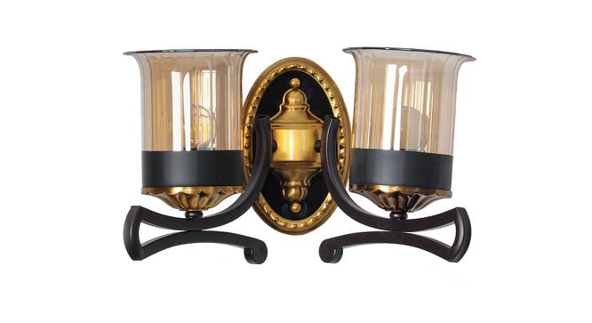 Tresor Wall Lamp (Antique Brass & Brown) by Urban Ladder - Cross View Design 1 - 410557