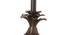 Vladimir Table Lamp (Antique Brass, Cotton Shade Material, Maroon Shade Colour) by Urban Ladder - Design 1 Side View - 410561