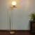 Babette floor lamp brass and white lp