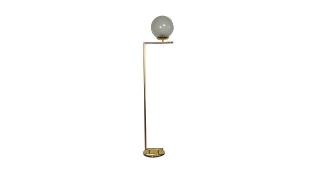 Babette Floor Lamp (Brass & White) by Urban Ladder - Cross View Design 1 - 410639