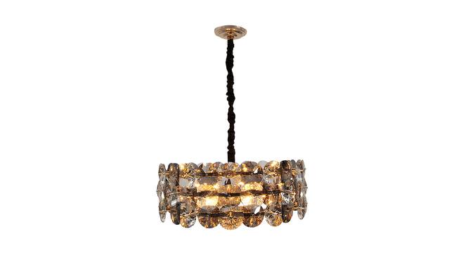 Larea Chandelier (Rose Gold & Smoke) by Urban Ladder - Design 1 Side View - 410640