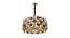 Larea Chandelier (Rose Gold & Smoke) by Urban Ladder - Front View Design 1 - 410642