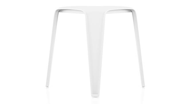 Ibiza Patio Table (White) by Urban Ladder - Front View Design 1 - 410663